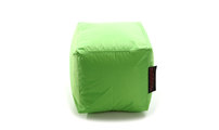 Puf de dise&ntilde;o cuadrado verde anis CUBAG 