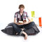 Puf de dise&ntilde;o gris SMALL MILIBAG