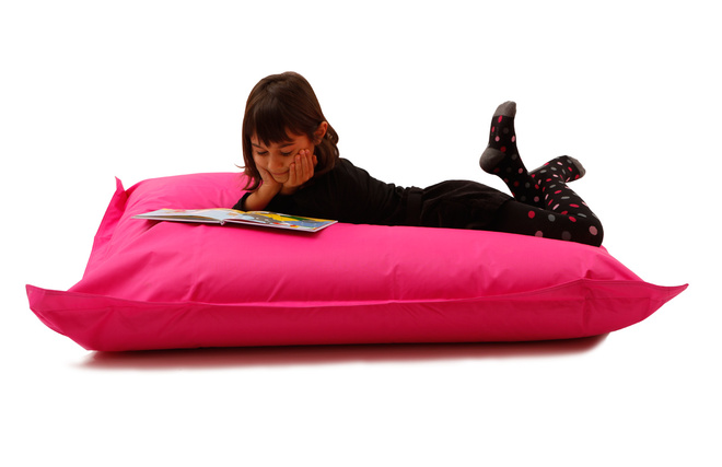 Puf de dise&ntilde;o rosa SMALL MILIBAG