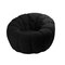 Puf Flower de color negro