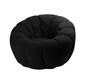 Puf Flower de color negro