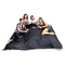 Puf gigante de dise&ntilde;o gris  FAMILY MILIBAG