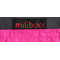 Puf gigante de dise&ntilde;o gris y rosa BIG MILIBAG
