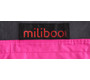 Puf gigante de dise&ntilde;o gris y rosa BIG MILIBAG