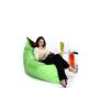 Puf gigante de dise&ntilde;o gris y verde anis BIG MILIBAG