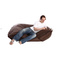 Puf gigante de dise&ntilde;o marr&oacute;n BIG MILIBAG