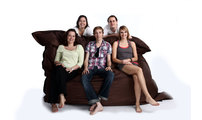 Puf gigante de dise&ntilde;o marr&oacute;n  FAMILY MILIBAG