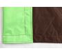 Puf gigante de dise&ntilde;o marr&oacute;n y verde anis BIG MILIBAG