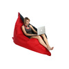 Puf gigante de dise&ntilde;o negro y rojo BIG MILIBAG