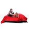 Puf gigante de dise&ntilde;o negro y rojo FAMILY MILIBAG