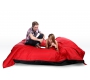 Puf gigante de dise&ntilde;o negro y rojo FAMILY MILIBAG