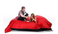 Puf gigante de dise&ntilde;o negro y rojo FAMILY MILIBAG