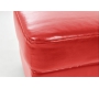 Puf / reposa pies CLUB piel rojo