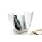 Revistero de dise&ntilde;o blanco TULIP