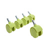 Ruedecillas verdes compatibles base blanca