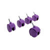 Ruedecillas violetas compatibles base blanca