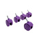 Ruedecillas violetas compatibles base blanca