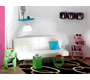 Set de 4 estanter&iacute;as cuadradas POP color verde