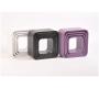 Set de 4 estanter&iacute;as cuadradas POP color violeta