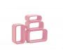 Set de 4 estanter&iacute;as POP rectangular color rosa