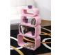 Set de 4 estanter&iacute;as POP rectangular color rosa