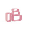 Set de 4 estanter&iacute;as POP rectangular color rosa image pub1
