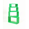 Set de 4 estanter&iacute;as POP rectangular color verde