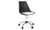 Silla con ruedas altura regulable New Steevy color negro
