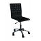 Silla de despacho ALEXIA de color negro sobre ruedas