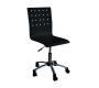 Silla de despacho ALEXIA de color negro sobre ruedas
