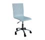 Silla de despacho de color blanco sobre ruedas Alexia