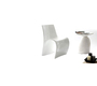 Silla de dise&ntilde;o blanca OWIE