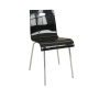 Silla de dise&ntilde;o CINDY de metacrilato negro