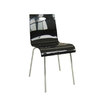 Silla de dise&ntilde;o CINDY de metacrilato negro image pub1
