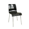 Silla de dise&ntilde;o CINDY de metacrilato negro image pub1