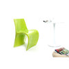 Silla de dise&ntilde;o verde OWIE