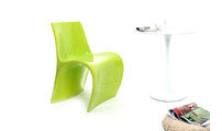 Silla de dise&ntilde;o verde OWIE