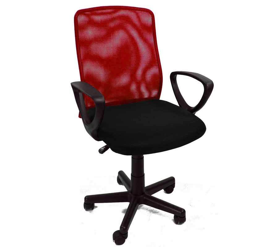 Silla de oficina SUSY de color rojo image 1