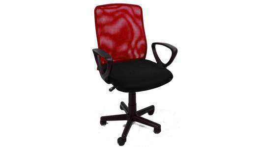 Silla de oficina SUSY de color rojo image 1