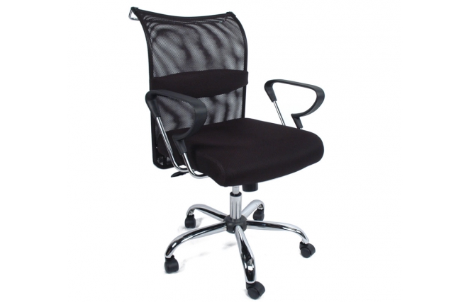 Silla de oficina TOM color negro