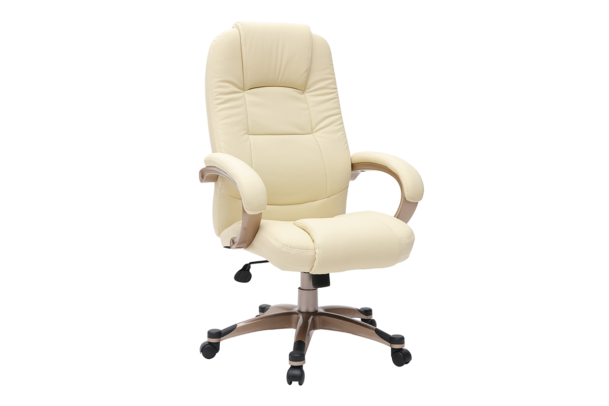 Silla de oficina Toronto color marfil