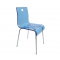 Silla dise&ntilde;o Cindy color azul transparente