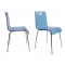 Silla dise&ntilde;o Cindy color azul transparente