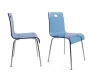 Silla dise&ntilde;o Cindy color azul transparente