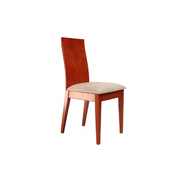 Silla EVA de roble malayo y de color cerezo