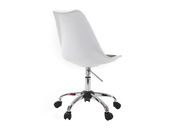 Silla NEW STEEVY con ruedas altura regulable color blanco
