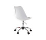 Silla NEW STEEVY con ruedas altura regulable color blanco