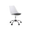 Silla NEW STEEVY con ruedas altura regulable color blanco