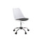 Silla NEW STEEVY con ruedas altura regulable color blanco