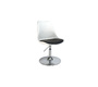 Silla STEEVY de color blanco giratoria y de altura regulable